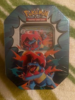 Pokémon TCG Mega Feraligatr ex Collector Tin, choose 1 of 3