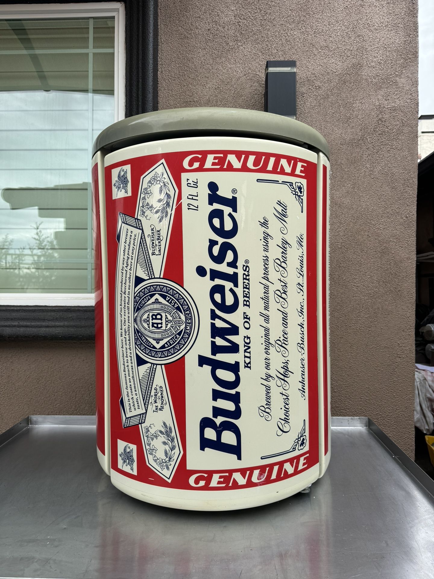 Vintage Budweiser Mini Fridge