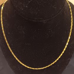18" 18k Plated Necklace