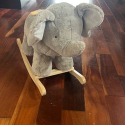 Plush Rocking Elephant For Christmas!