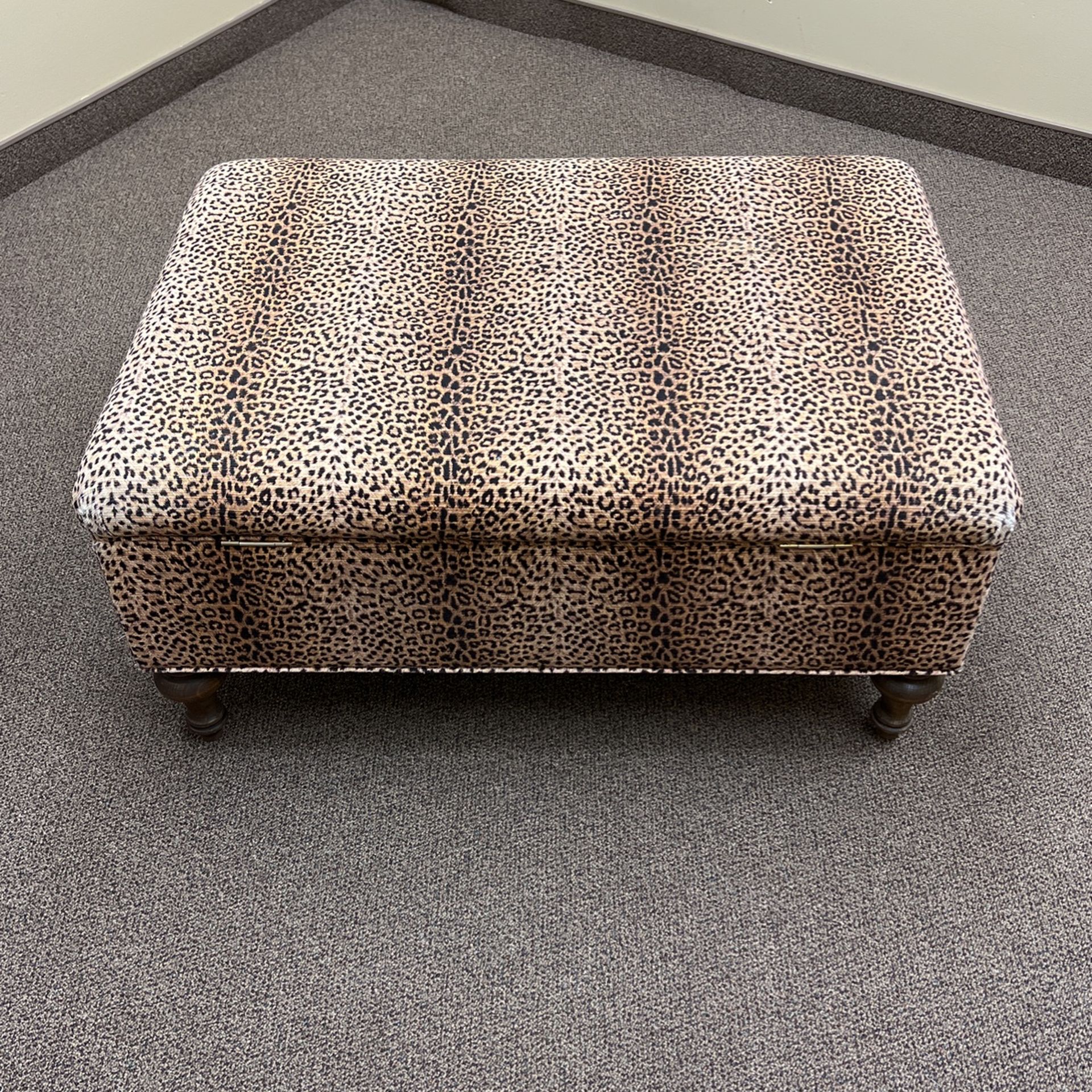 Ballard Design Leopard Ottoman