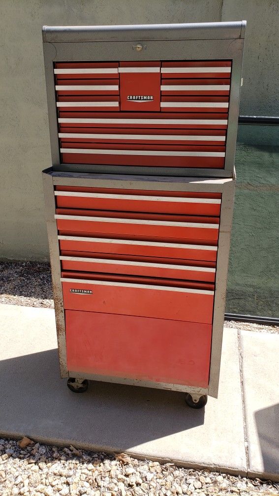 Vintage Craftsman Tool Chest Tool Box