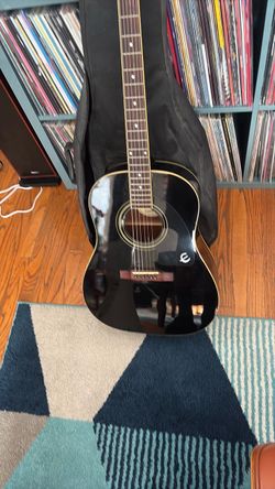 Epiphone acoustic Guitar with accessories