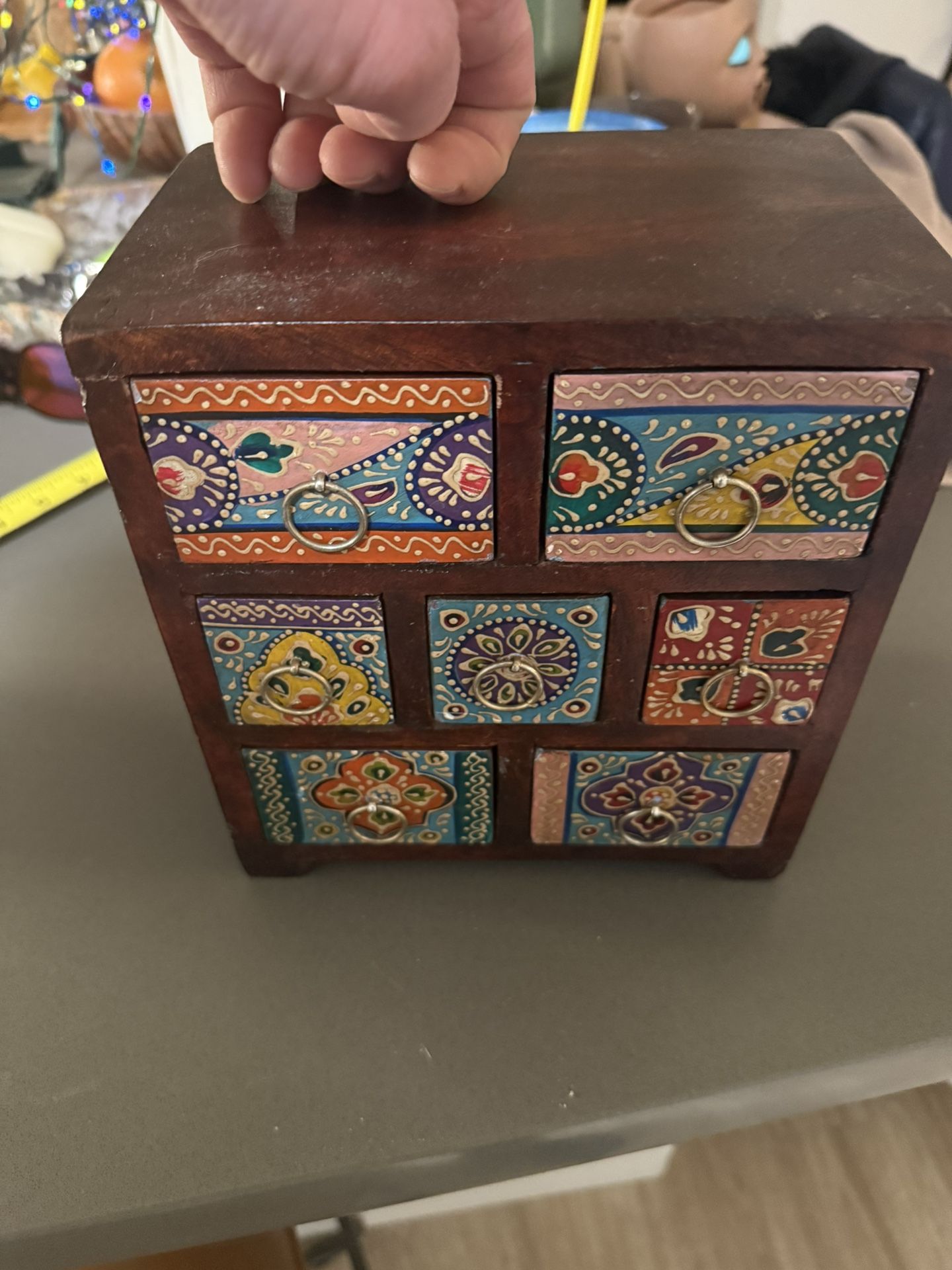 Jewelry Box Hand Painted From Bahrain