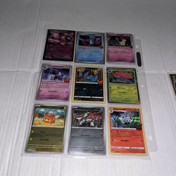 Large Collection of Sleeved Pokémon TCG Cards - ex, Modern Hits, Trainers & More in Binder Pages