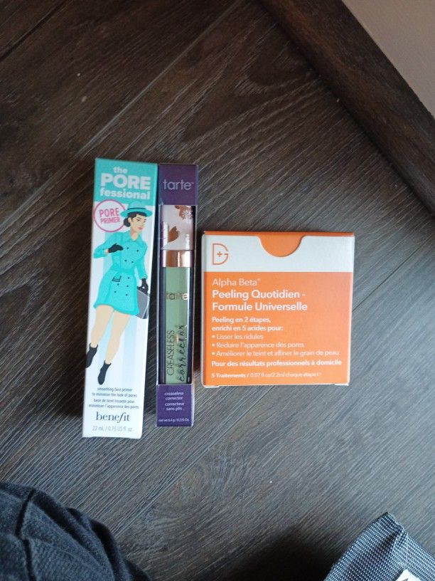 *$10.00* Each Sephora Products The Professional Poor Primer Tarte Chrysalis Corrector Green And Dr Dennis Gross Alpha Beta Universal Daily Peel