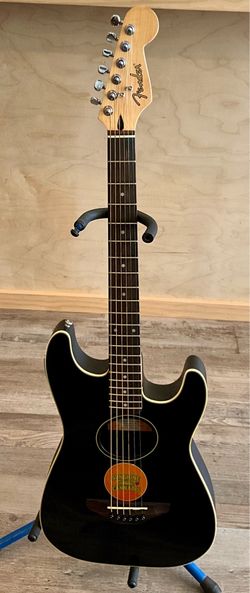 2018 Fender Stratacoustic Guitar - Black
