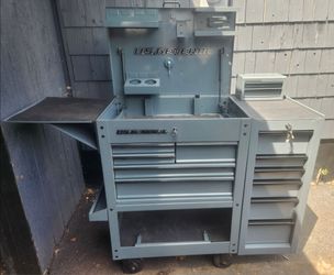US GENERAL 5 DRAW CART 15 INCH SIDE CABINET & EXTRAS *READ ENTIRE DESCRIPTION*