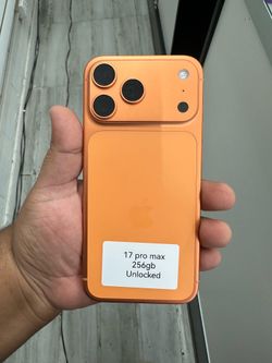 17 Pro Max unlocked. Cash or $50 down w approval