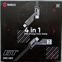 Shezi 4-in-1 Fast Charge Data Cable (Brand New)