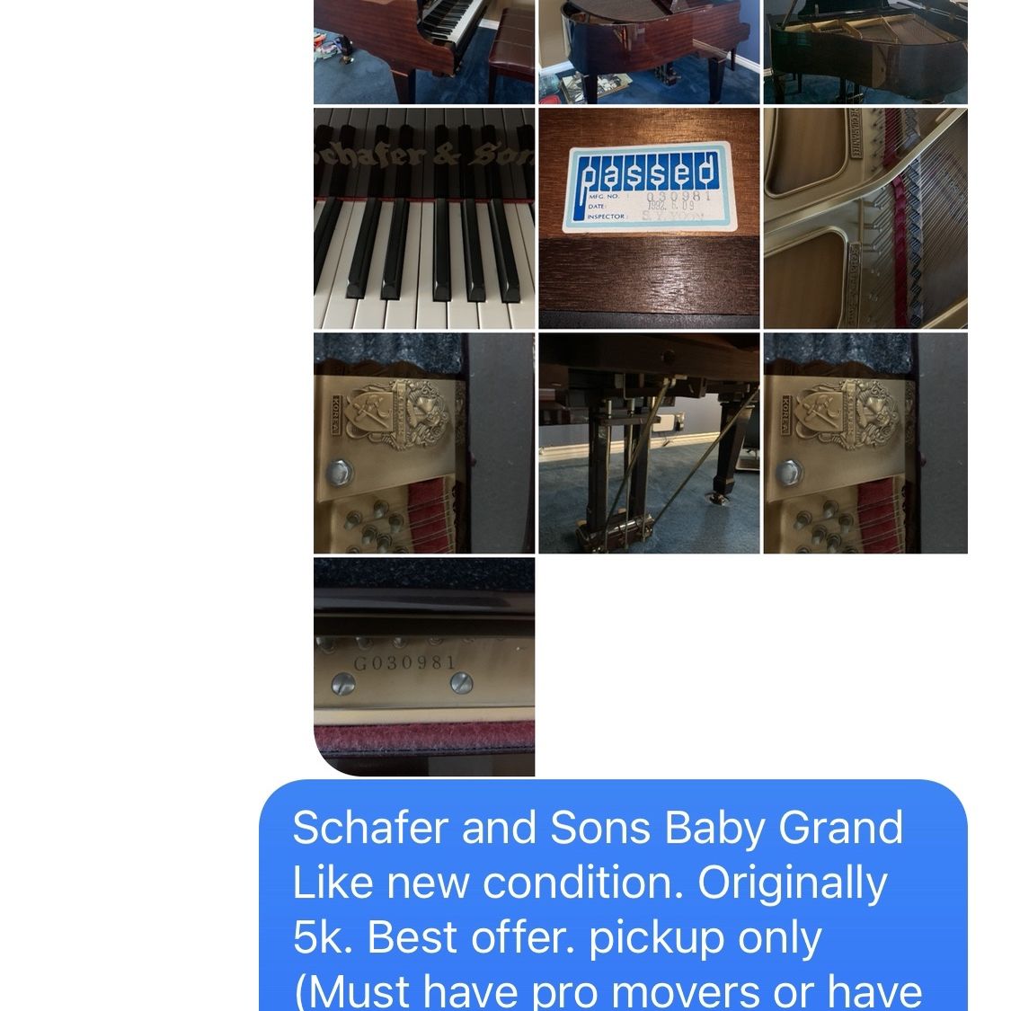 Schafer And Sons Piano