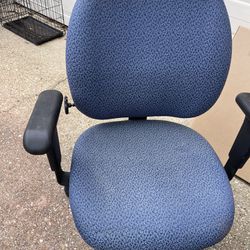 2 Blue Office Chairs