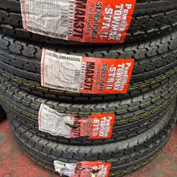 ST 205/75/14 Trailer Tires 8ply