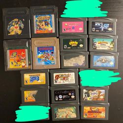 Nintendo Gameboy And Nintendo Gameboy Advance Games
