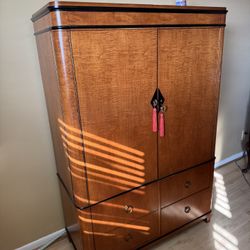 Art Deco Amoire   by “National Mount Airy” - 42” x 18” x 62” 