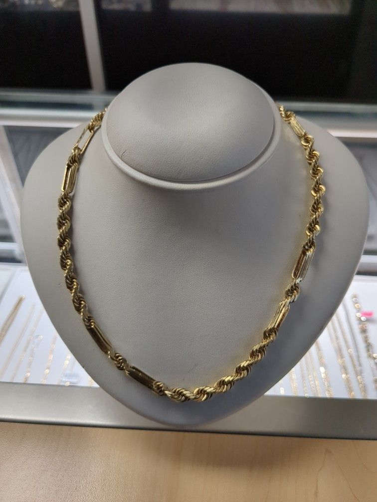 10k Gold Rope Chain 65 Grams 24 Long Layaway Available 10% Down If