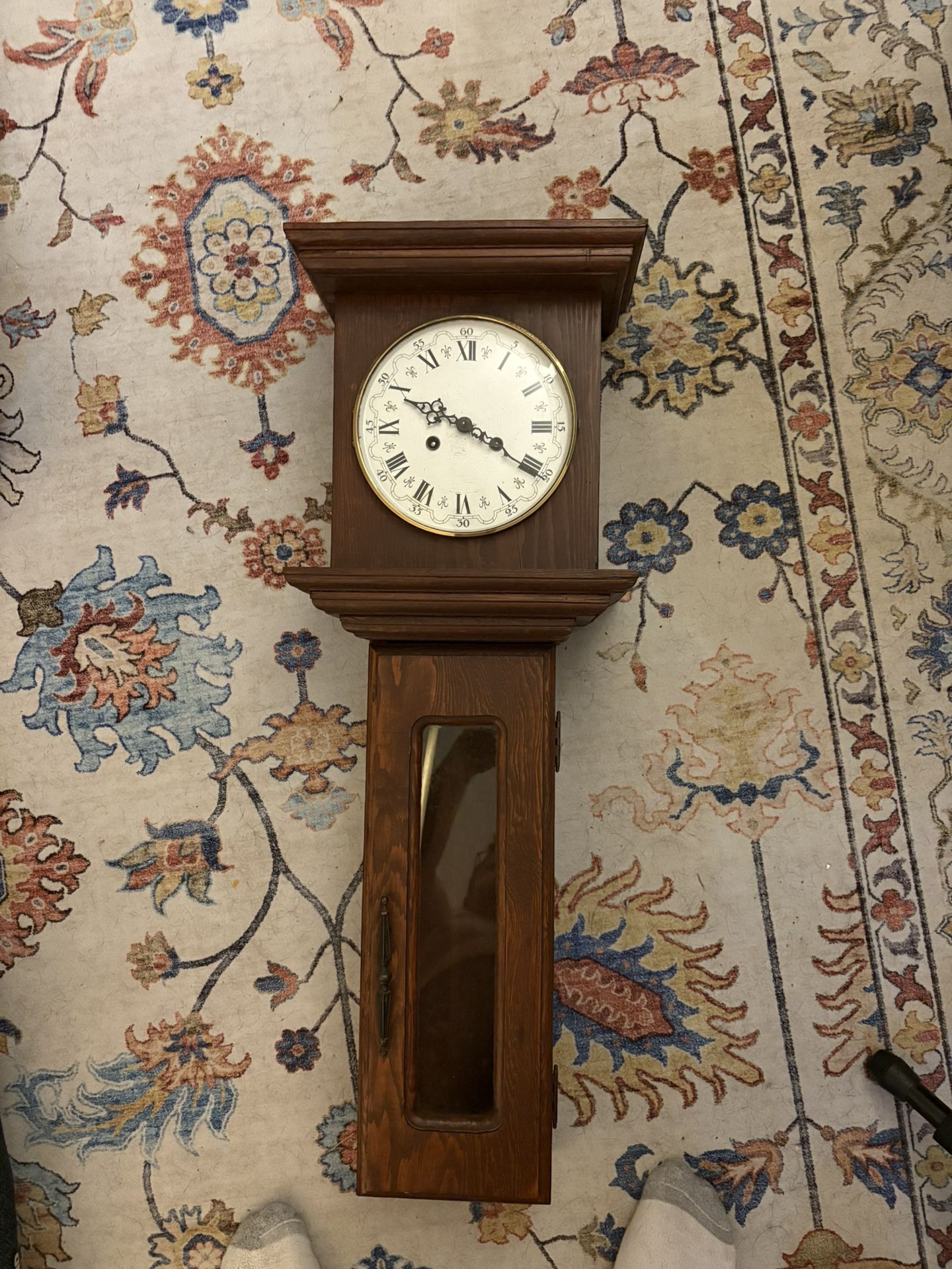 Wall Mount Handmade Wood Clock