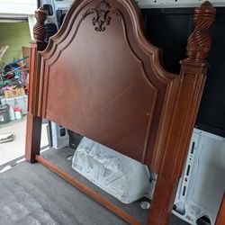 Solid Wood Queen Bed Frame