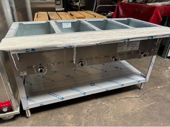 New 4 Well Nat Gas Steam Table Duke 304 model NSF restaurant taco Mexican Chinese buffet service line hot food warmer steamer. It’s Here!!’