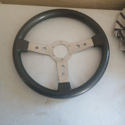 Carbon Style Steering Wheel 