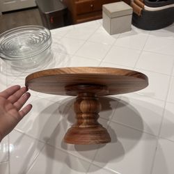 Wooden Cake Stand