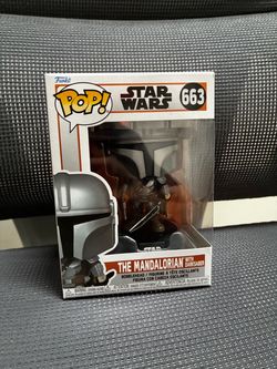 Funko Pop Star Wars The Mandalorian with Darksaber #663