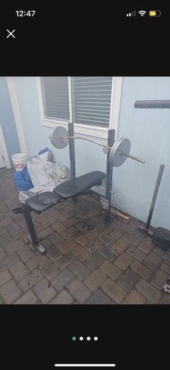 Standard Bar Weight Bench Press