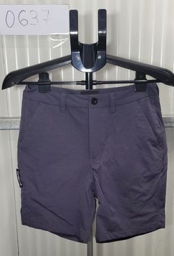 GODANDFAMOUS Grey Men's Nylon Spandex Shorts, Size 28 (0637)