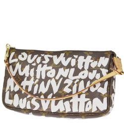 LOUIS VUITTON Pochette Accessoires Hand Bag Monogram Graffiti 