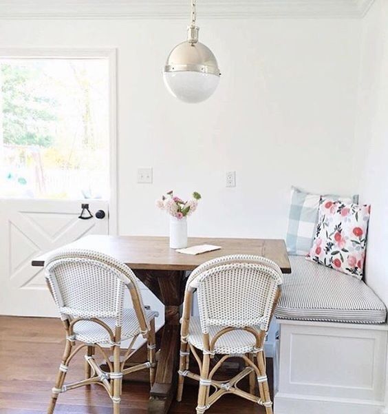 Serena & Lily Riviera bistro dining chairs (2)