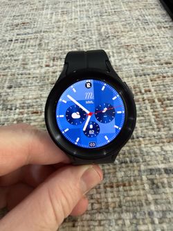Samsung Galaxy Watch 5 Pro 45mm Bluetooth Smartwatch, Body, Health, Fitness, Sleep, Heart Rate Tracker, Improved Battery, Sapphire Crystal Glass, GPS