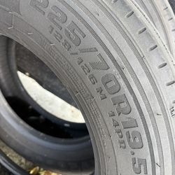 Motor home Tires 225/70/19.5 $60.00/ Each