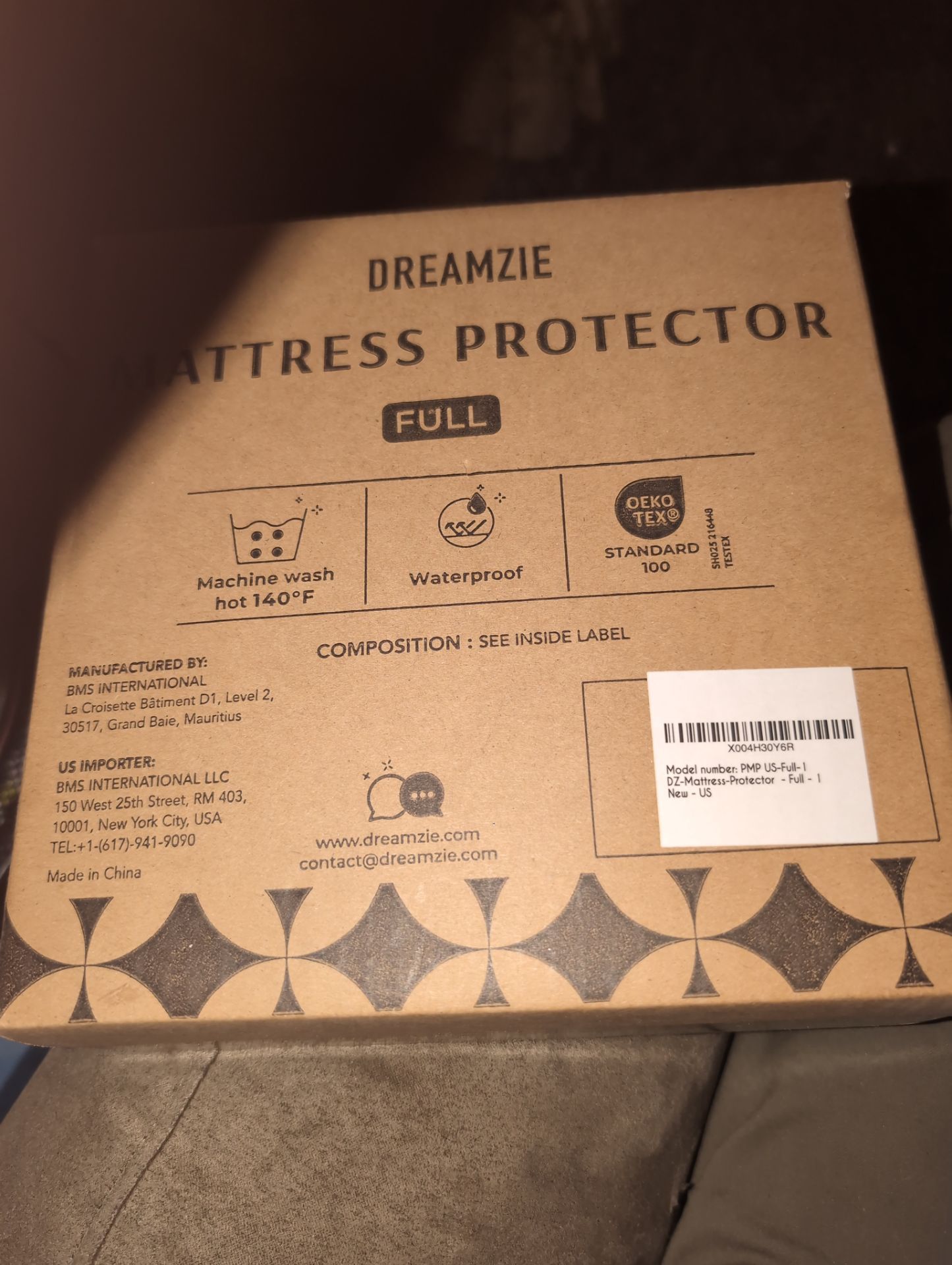 Dreamzie Waterproof Full Mattress Protector