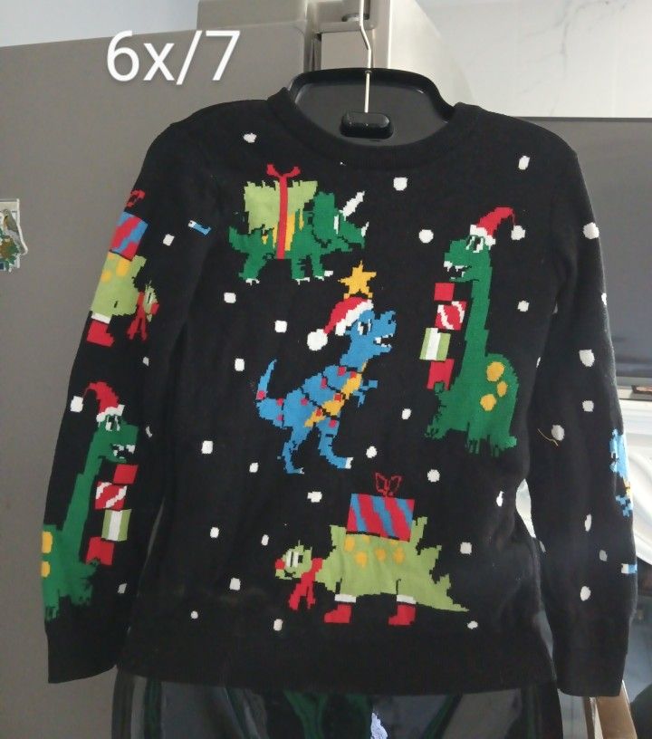 Kid's Christmas Ugly Sweater Size 6x/7
