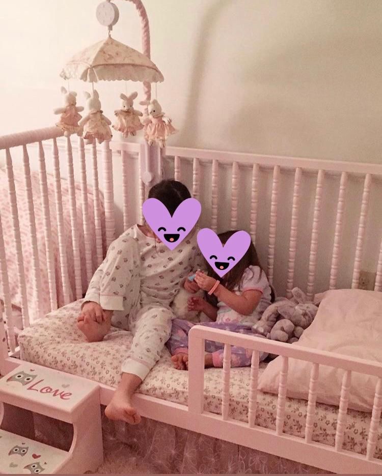 Jenny Lind Crib With Toddler Bar!!