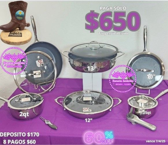 Princess House Juego Antiaderente Con Super Ahorro