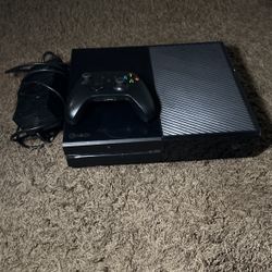 xbox one with controller and power brick 