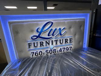 Led Queen or full bedroom set must sell $999 can deliver mattress set $199. Lights and 3 colors available