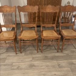 Antique Chairs - Tiger Oak