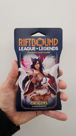 Riftbound League Of Legends Booster Pack LOL TCG Trading Cards