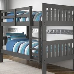Twin Over Twin Bunk Bed $39 Down $299