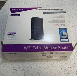 Netgear N300 Cable Model And Router For Xfinity Or Time Warner cable