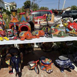 Macetas De Talavera Y Decoraciones,diferentes Diseños Y Diferentes $$presios .