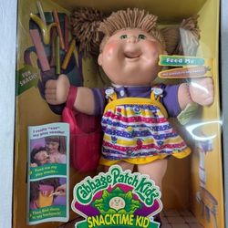 Cabbage Patch Kids Snacktime Kid Doll - Blonde Hair, Floral Dress
