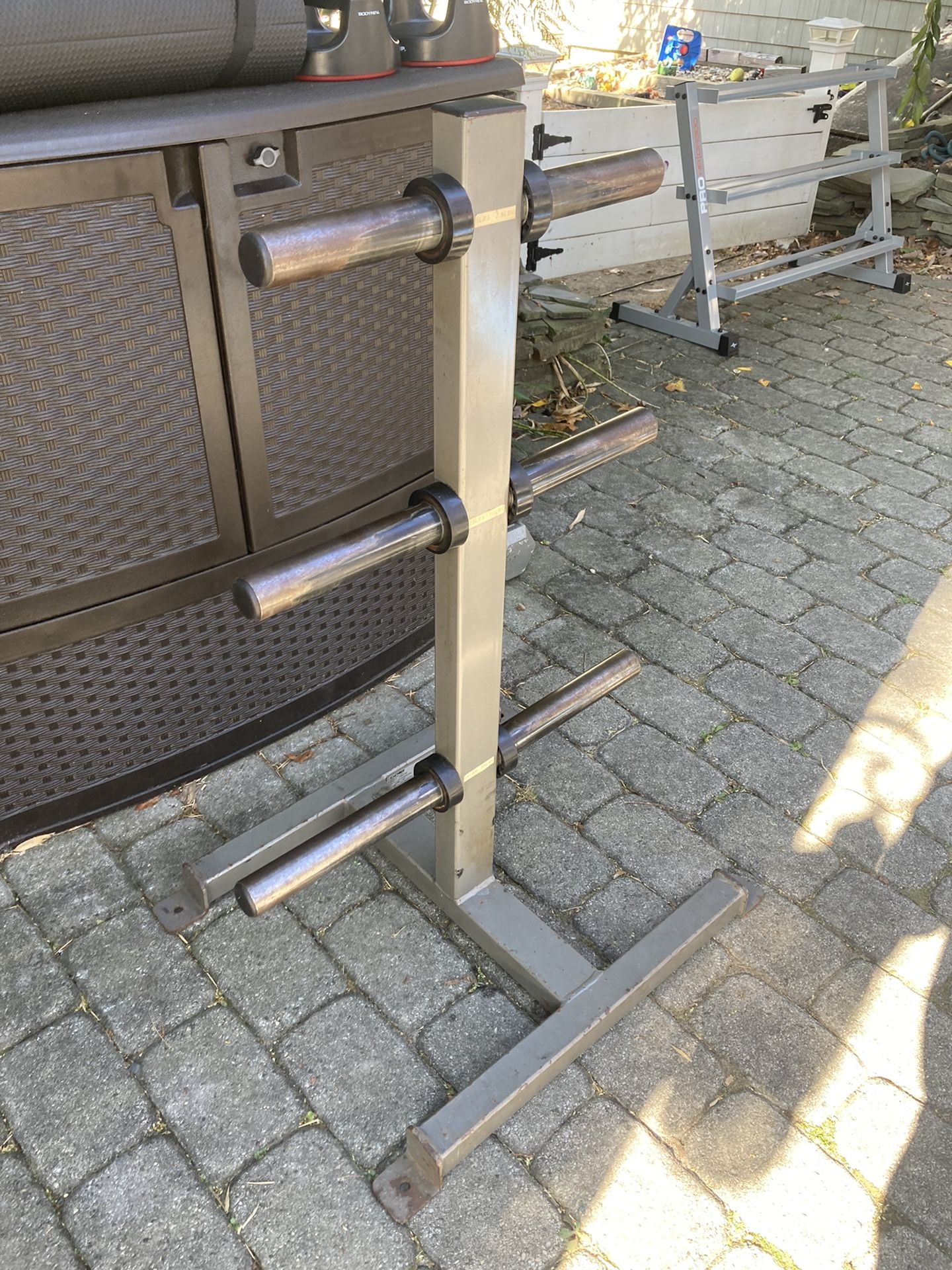 Vertical Weight Plate Tree Rack - Commercial Duty