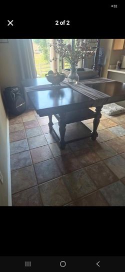 Kitchen Table seats 8 people