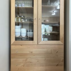 Room & Board Buffet Bookshelf Bookshelves Display Cabinet WOOD METAL  Like New Room And Board Cabinet Buffet Dresser Bookcase 