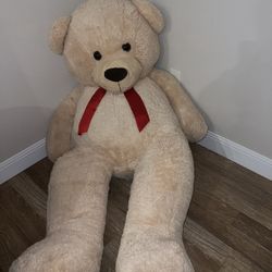 HUGE 6–7ft Teddy Bear 🧸 Like New – Soft & Adorable!
