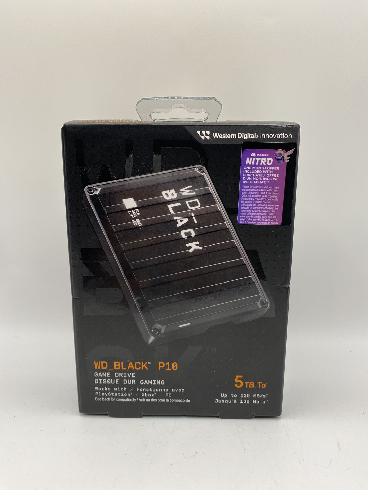 Western Digital WD_Black P10 5TB 2.5" Micro USB-B to USB-A HDD