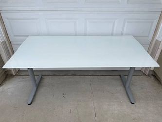 New Thick Tempered Glass Top Reading Computer Desk